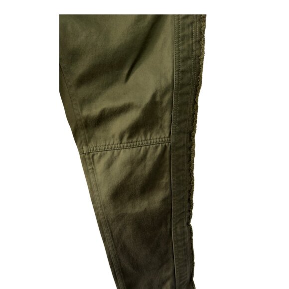 Isabel Marant Étoile Jessie Cropped Pants Khaki Army Green EU 36 / US 4 NWT - Picture 13 of 14